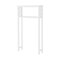 Alaterre Furniture Coventry Over Toilet Open Storage Shelf, Wall Mounted Storage Cabinet with Two Doors and Open Shelf ANCT735WH - alternate 5